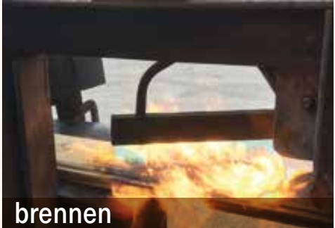 Brennen: Oberflächenbearbeitung des Holzes mit Feuer